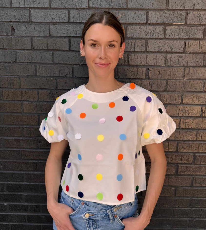 The Rainbow Dot Top