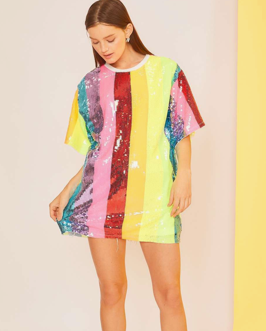 The Rainbow Block Dress
