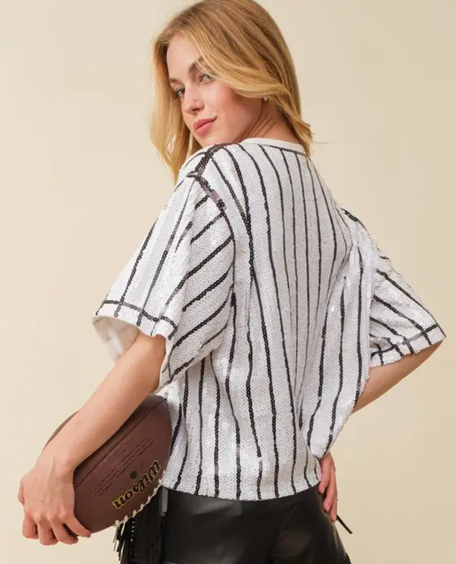 The Teacher Jersey Top in Black