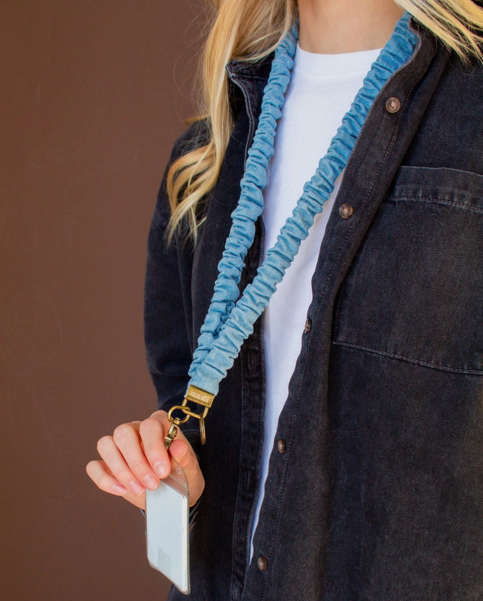 The Sky Blue Andi Lanyard