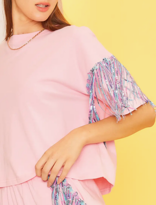 The Pink Sparkle Squad Tee