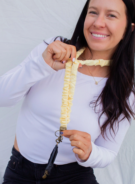 The Butter Yellow Andi Lanyard