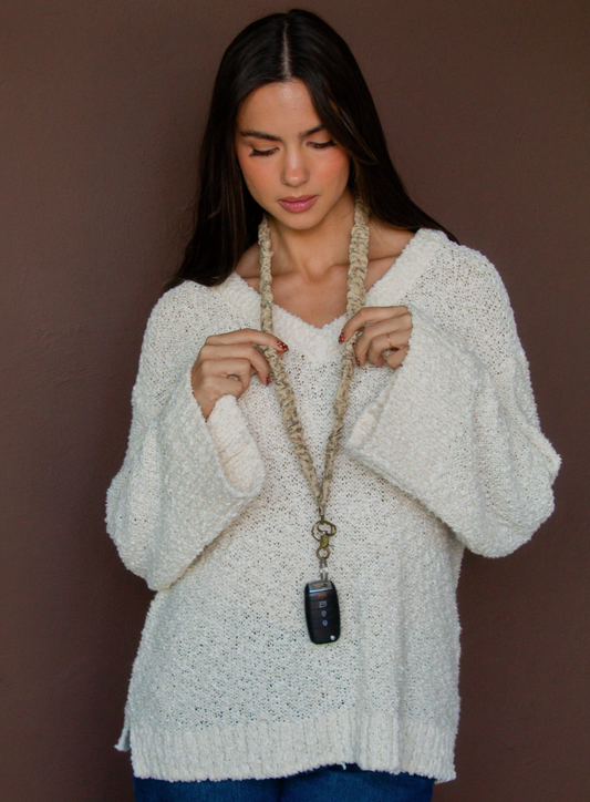 The Fall Floral Lanyard
